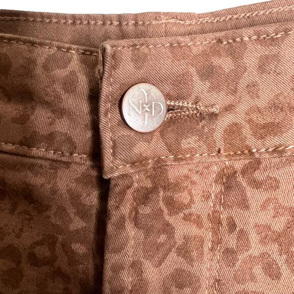 NYDJ Sheri Colored Cheetah Print Slimming Jeans Brown Plus Size 24W NWT - Picture 4 of 9